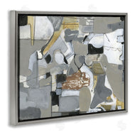 Smith Haynes | Grey Brown Linework Abstract Shapes