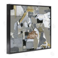 Smith Haynes | Grey Brown Linework Abstract Shapes