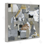 Smith Haynes | Grey Brown Linework Abstract Shapes