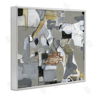 Smith Haynes | Grey Brown Linework Abstract Shapes