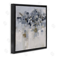 Smith Haynes | Soft Blue Abstracted Shapes Detail