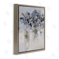 Smith Haynes | Soft Blue Abstracted Shapes Detail