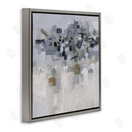 Smith Haynes | Soft Blue Abstracted Shapes Detail