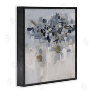 Smith Haynes | Soft Blue Abstracted Shapes Detail