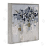 Smith Haynes | Soft Blue Abstracted Shapes Detail