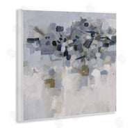 Smith Haynes | Soft Blue Abstracted Shapes Detail