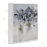 Smith Haynes | Soft Blue Abstracted Shapes Detail