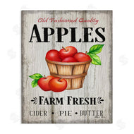 Sheri Hart | Rustic Farm Fresh Apple Sign