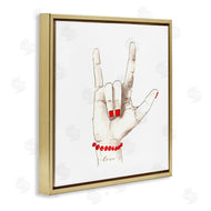 Lanie Loreth | I Love You Sign Language Red