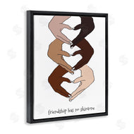 Lanie Loreth | Friendship Diverse Hands Heart Pose