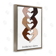 Lanie Loreth | Friendship Diverse Hands Heart Pose