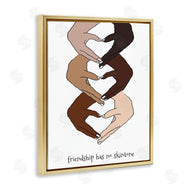 Lanie Loreth | Friendship Diverse Hands Heart Pose