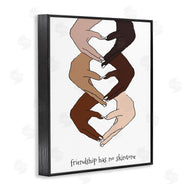 Lanie Loreth | Friendship Diverse Hands Heart Pose