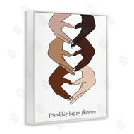 Lanie Loreth | Friendship Diverse Hands Heart Pose