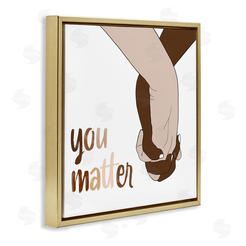 Emily Navas | You Matter Diverse Hands Minimal Design