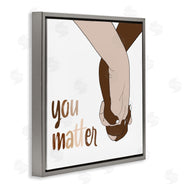 Emily Navas | You Matter Diverse Hands Minimal Design