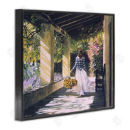 Heide Presse | Girl with Sunflower Basket