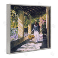 Heide Presse | Girl with Sunflower Basket