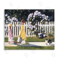 Heide Presse | Girls Gardening Picket Fence