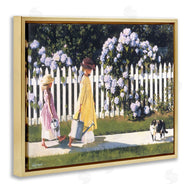Heide Presse | Girls Gardening Picket Fence