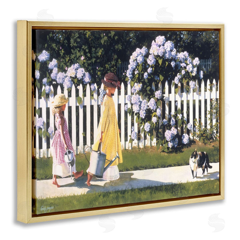 Heide Presse | Girls Gardening Picket Fence