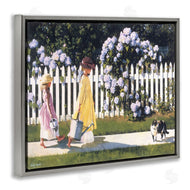Heide Presse | Girls Gardening Picket Fence