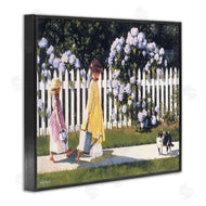 Heide Presse | Girls Gardening Picket Fence
