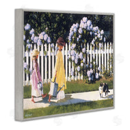 Heide Presse | Girls Gardening Picket Fence