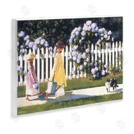 Heide Presse | Girls Gardening Picket Fence