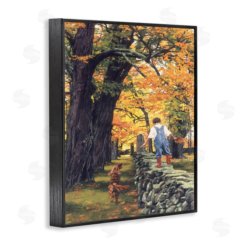 Heide Presse | Boy on Wall with Dog