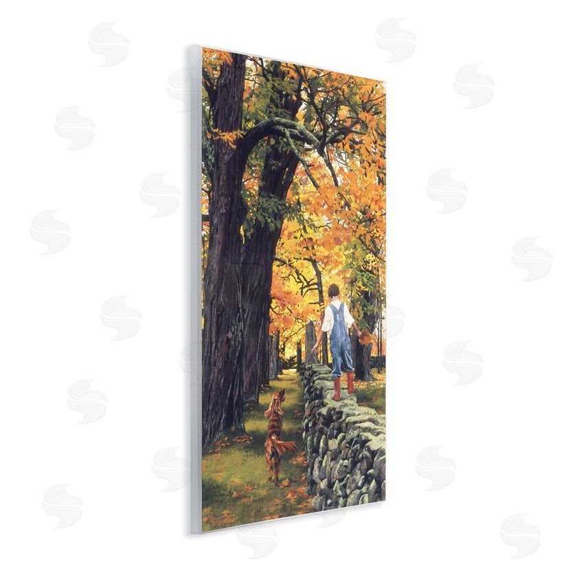 Heide Presse | Boy on Wall with Dog