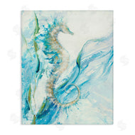 Dina D'Argo | Nautical Seahorse Blue Ocean
