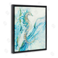 Dina D'Argo | Nautical Seahorse Blue Ocean
