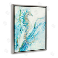 Dina D'Argo | Nautical Seahorse Blue Ocean