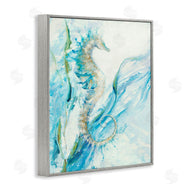 Dina D'Argo | Nautical Seahorse Blue Ocean