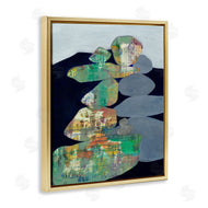 Ruth Fromstein | Stacked Rocks Abstract Blue Green