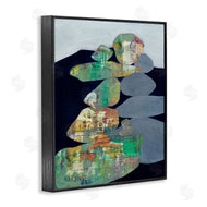 Ruth Fromstein | Stacked Rocks Abstract Blue Green