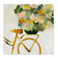 Ruth Fromstein | Yellow Floral Bouquet on Bicycle