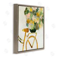 Ruth Fromstein | Yellow Floral Bouquet on Bicycle