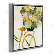 Ruth Fromstein | Yellow Floral Bouquet on Bicycle