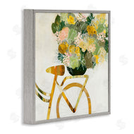 Ruth Fromstein | Yellow Floral Bouquet on Bicycle