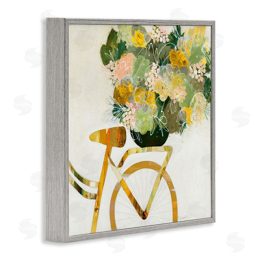 Ruth Fromstein | Yellow Floral Bouquet on Bicycle