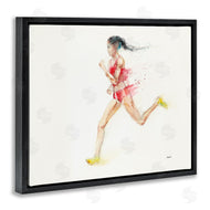 Patti Mann | Watercolor Athlete Female Runner
