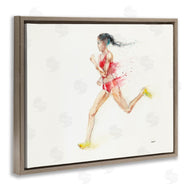 Patti Mann | Watercolor Athlete Female Runner