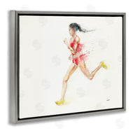 Patti Mann | Watercolor Athlete Female Runner