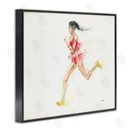 Patti Mann | Watercolor Athlete Female Runner