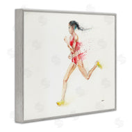 Patti Mann | Watercolor Athlete Female Runner