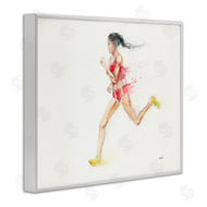 Patti Mann | Watercolor Athlete Female Runner