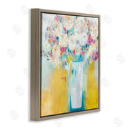 Jill Martin | Vibrant Carnations Yellow Abstract Florals