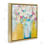 Jill Martin | Vibrant Carnations Yellow Abstract Florals